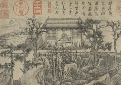 图片[2]-Ten Scenes of a Thatched Cottage-China Archive